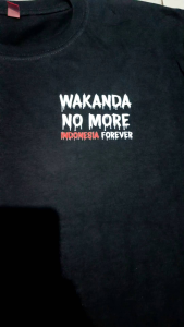 T-SHIRT KAOS WAKANDA NO MORE INDONESIA SELAMANYA