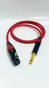 KABEL AUDIO MIC MICROPHONE CANARE L2T-2S JACK XLR FEMALE TO AKAI MONO PANJANG 1M 5 METER BERKUALITAS