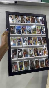 A4/A5 FULLY CUSTOM / GRID PHOTO HIGH QUALITY AESTHETIC GLOSSY PHOTO WITH FRAME UP TO 35pics BEST QUALITY WALL HANGING WITH FRAME