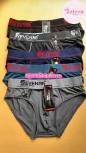 Combo 5 Quần Lót Nam Seven Tam Giác Đủ Màu Cao Cấp Quần Xì Nam Thun Lạnh Co Giãn Lưng To Mềm Mịn An Toàn Thân Thiện Cho Da Nhạy Cảm - Nội Y Đồ Lót : Beteen