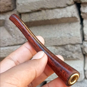 Once pipa sedotan galih asem natural serat unik model bulat lengkung panjang ±12 cm lubang multi