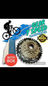 ( MF-TZ500-7 SHIMANO 7 SP ) TZ500 Gear Shimano Gir Ger 7Sp 7 Speed Original Megarange Mega Range Model Drat Ulir Sepeda MTB Federal Seli Sepeda Lipat City Bike