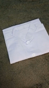 Stelan baju perawat pria lengan pendek