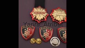Pin Brevet Reserse / Reskrim / Bareskrim / Reserse Kriminal / Roda Reserse / Roda Reskrim Premium