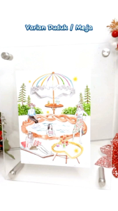 Frame Foto Akrilik Tebal 2mm Bingkai Poster Banner Display Frame Photo