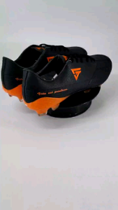 (Free Kaos Kaki) Sepatu Bola Gaztruz Rebond Black Terbaru Termurah