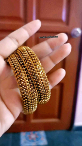 BANGLES - OXIDISED GOLD BANGLE