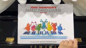 GME piano book original John Thompson 1,2&3 colored inner pages