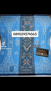 SARUNG DONGGALA MOTIF NANAS BAHAN KATUN