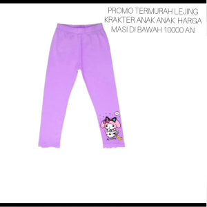 Celana Lejang Panjang Motif Karakter Kartun Anak Perempuan Usia 0-14 Tahun