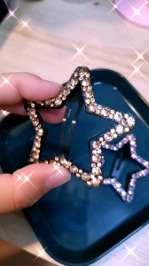 New style Korean Star big hair clip advance Rhinestone Bang BB clip fashion women hairpin
