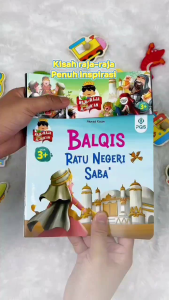 Buku Cerita Anak Muslim | Raja - Raja Dalam Al Quran | 1 Set 10 Buku | PQS