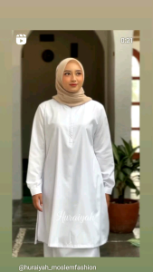 Huraiyah Setelan Rok pemda dinkes abu kahki tua busui seragam dinas daerah ASN