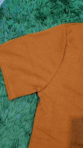 Ladies Blouse Bersulam knitwear pleated beralun sejuk lembut bergetah premium quality