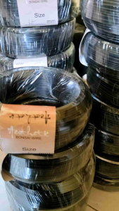 Kawat Bonsai 1 Roll Kawat Bonsai Hitam Merk Aesthetic Ukuran 45 mm