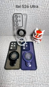 Case Itel S26 Ultra Softcase Silikon Magnetik Case Magsafe Dan Pelindung Kamera/Lensa Kamera