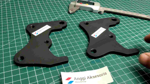Breket kaliper piringan cakram depan klx 300 320mm bracket kaliper