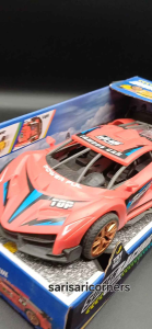 Super Racing Car with Light and Sound Pullback Friction