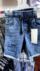 Kids Short Pant Premium Quality Ripped Size 2-12 yrs.