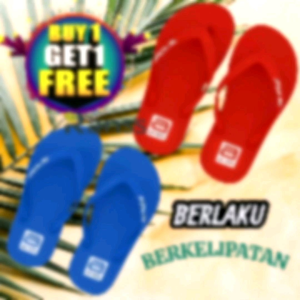 Beb sandal jepit pria ( Beli 1 Gratis 1 ) sandal jepit anda trens bahan spon sandal santai nyaman untuk sehari hari sandal termurah
