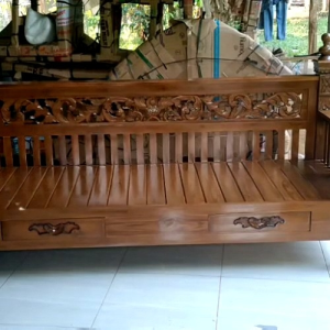 KURSI SANTAI BALE BALE KAYU JATI