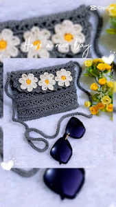 Tas Rajut Slingbag Zayla: Tas Desain Unik & Nyaman