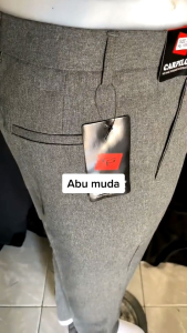 Celana Kantor Formal Pria Slimfit Bahan Dasar Kain Semi Woll Premium Ready Size 27 - 38