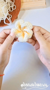 กิ๊บติดผมดอกลีลาวดี กิ๊บหนีบผม กิ๊บลีลาวดีไหมพรม (ราคา/1ชิ้น)