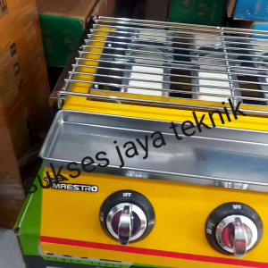 Kompor Pemanggang Sosis BBQ Maestro/Gas Roaster 3 Tungku MT K 122