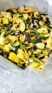 1KG Trái Cây Sấy Thập Cẩm Vụn - đồ ăn vặt (có video)