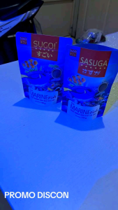 pelet ikan laut SASUGA MARINE 100g harga 6 pcs makin murah harga per pcs menjadi Rp 19.000