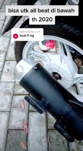 KNALPOT COPY CMS BEAT/SCOOPY DI BAWAH TAHUN 2020 NGEBAS ADEM ANTI TILANG