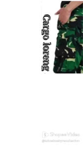 Celana Panjang Cargo Loreng Pria Motif/Celana Kempol Doreng Army Pria