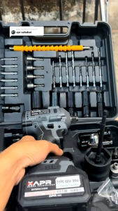 APR Impact Wrench AP126promax+ CVT EDITION 1000nm versi lengkap dari AP84PROMAX body kecil tenaga jumbo bor impek buka baut