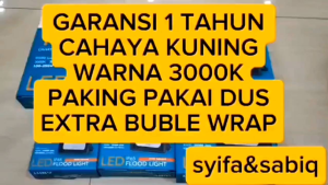 LAMPU SOROT / KAP SOROT LUBY 503 GARANSI 1 TAHUN CAHAYA KUNING PAKET 10 PCS