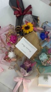 Single Rose Soap Flower Bouquet for celebration girlfriend apology jamuan door gift birthday bunga sabun mawar
