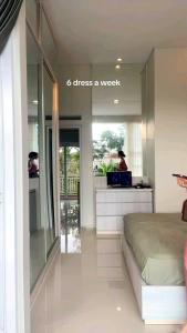 SQL Label Felicia Dress midi wanita simple casual formal dengan layer depan belakang bahan pololinen