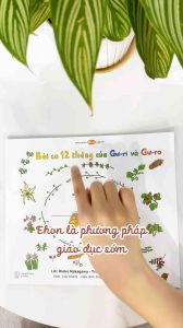 Truyện Ehon bé 3-4-5 tuổi - Bài ca 12 tháng của Gư-ri Gư-ra