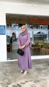 Midi Dress Rayon Twill Premium