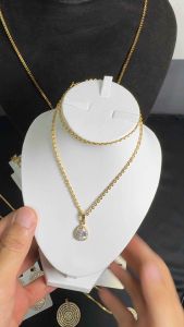 Kalung Nuri Set Liontin berlapis emas - Aksesoris perhiasan xuping wanita