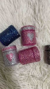 เคสยาดมติดเพชร (พร้อมส่ง) ขนาด 40 g (แบบกระปุกเปล่า ไม่มีไส้ )สีจริงกับรูปภาพ สีอาจจะมีความแตกต่างกันเล็กน้อย