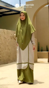 RAUNAPRIDE GAMIS SYARI SET HIJAB RGS -04