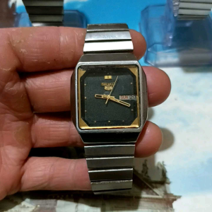 Đồng hồ Seiko 5 chém cạnh cổ xưa cơ automatic nguyên zin