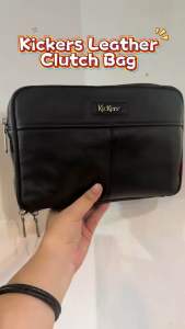 Kickers Leather Clutch Bag 87509