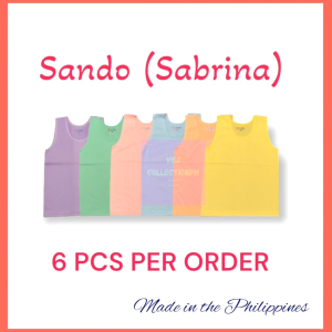 SABRINA SANDO COLORED / 6PCS PER ORDER / ASSORTED COLORS
