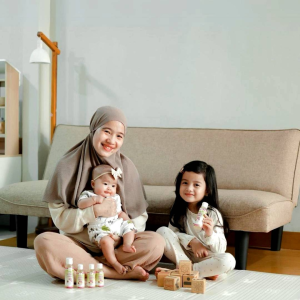 Minyak telon bidara uwais paket hemat 3 botol ukuran 60 ml free gift