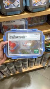 MINISO Kotak Penyimpanan Makanan 1400mL Lunch Box Tempat Bekal Makanan / Food Storage Container for Fridge 1400mL