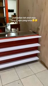 Meja kasir toko minimarket super market