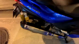 คอท่อ ไทเทเนียม YAMAHA X-MAX300 สามารถใส่กับปลายท่อ PR2