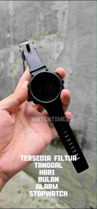 FREE GELANG - Jam Tangan Pasangan SKYMAX 1810 Tali Rubber Digital Waterproof Free Box & Baterai Cadangan